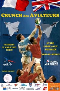 Affiche match Crunch des aviateurs